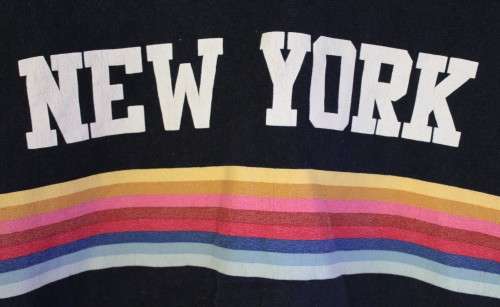 Navy "New York" Sweat Shirt (Medium)
