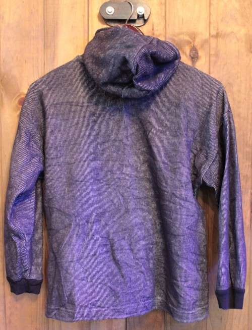 Vintage 90's Blue Ribbed Feel Sweat Shirt (Small / Medium)