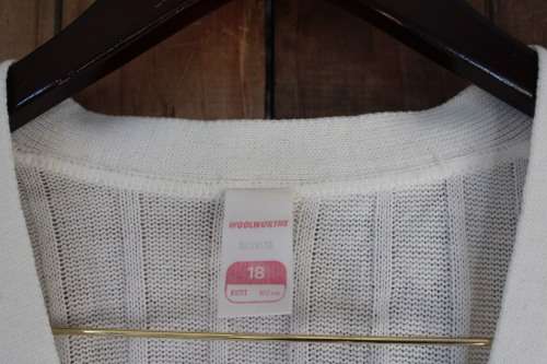 Creamy Off - Whjte Cardigan (Size 18)