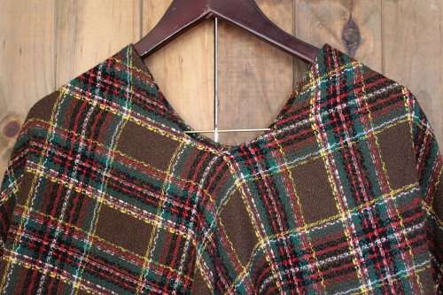 Vintage Brown Poncho (Free size)