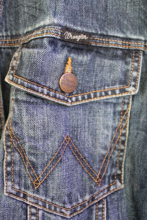 Vintage Denim Jacket by "Wrangler" (3XL)