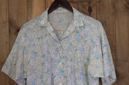 Pastel Vintage Button Up Shirt (XL / 2XL)