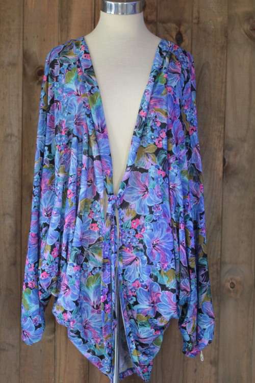 Vintage Kimono Style Top (XL / 2XL)