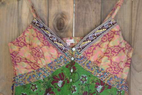 Boho Strappy Top (Small / Medium)