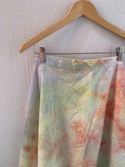 Tie Dye Wraparound Skirt (Large / XL)