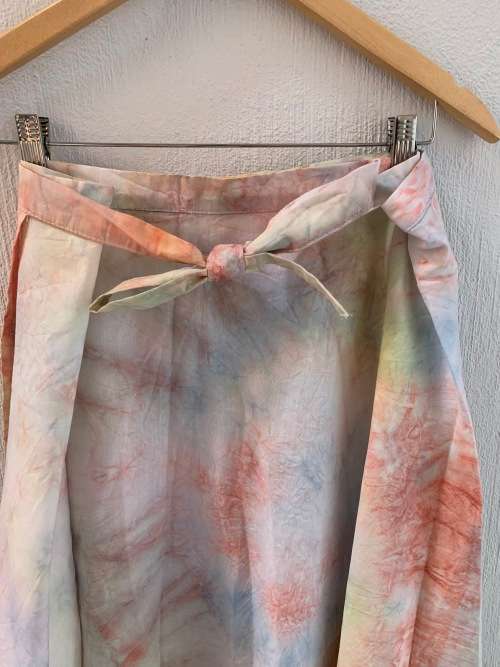 Tie Dye Wraparound Skirt (Large / XL)