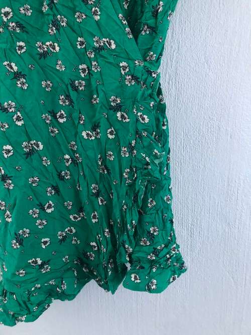 Green Wraparound Dress (UK size 14)