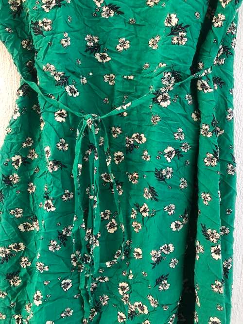 Green Wraparound Dress (UK size 14)