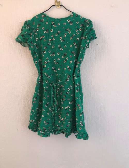 Green Wraparound Dress (UK size 14)