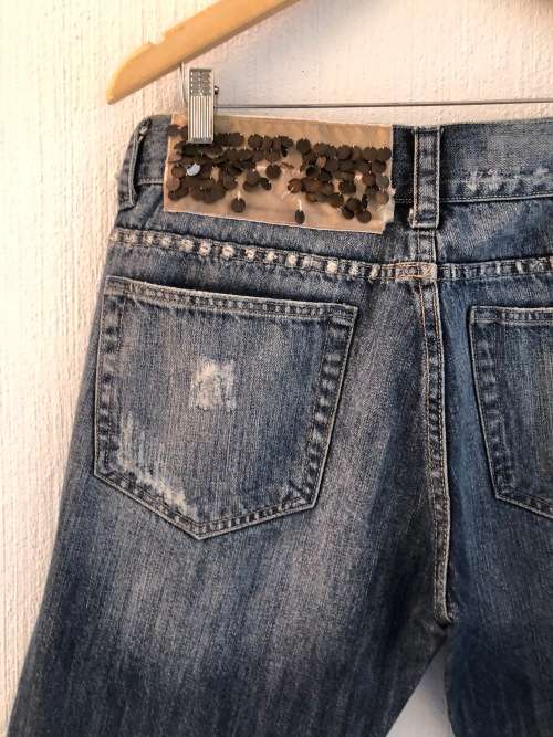 Guess Jeans with Sequin Detail (Size 18 - please see sizing in description)