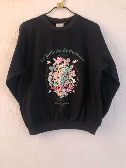 Vintage Black Sweatshirt (Small / Medium)