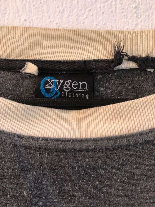 Grey Oxygen Clothing Sweat Shirt (XL / 2XL) Wounded bird