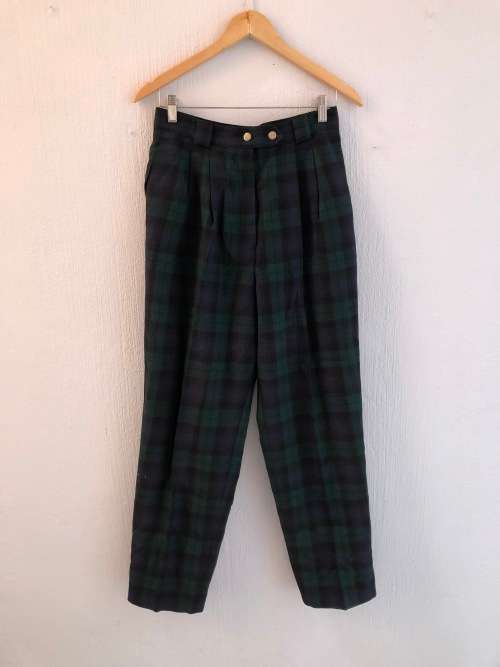 Blue / Green Highwaist Pants (Size 14)