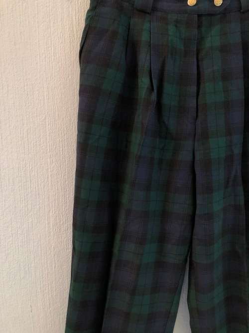 Blue / Green Highwaist Pants (Size 14)