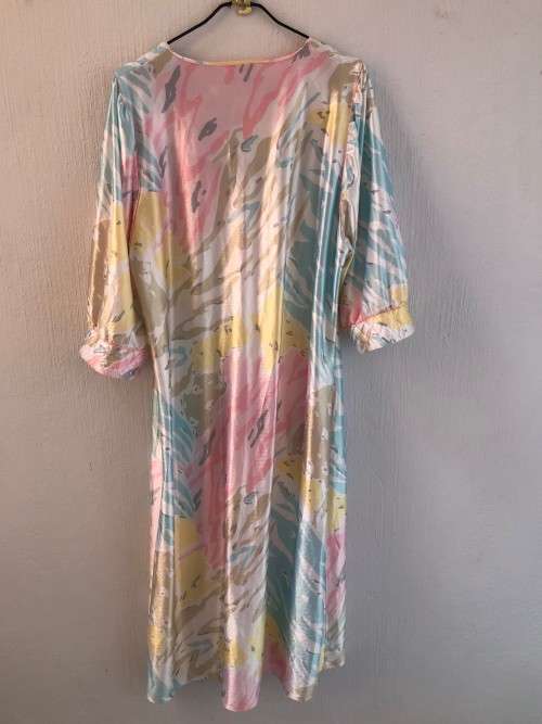 Vintage Pastel Nightgown (Large / XL)