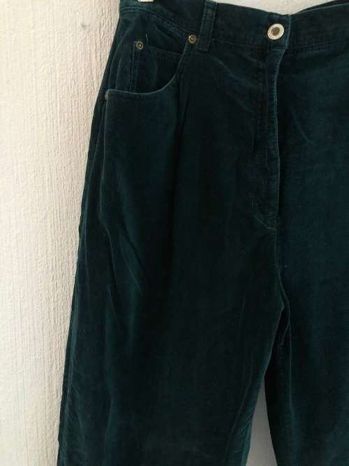 Vintage Green High Waisted Pants (Size 38)