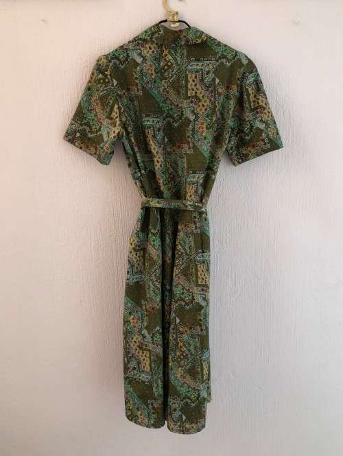 Olive Vintage Dress (XL)