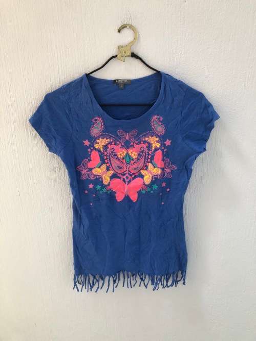 Blue Top with Tassle Detail (Age 12 to 13 years)