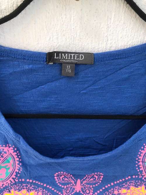 Blue Top with Tassle Detail (Age 12 to 13 years)
