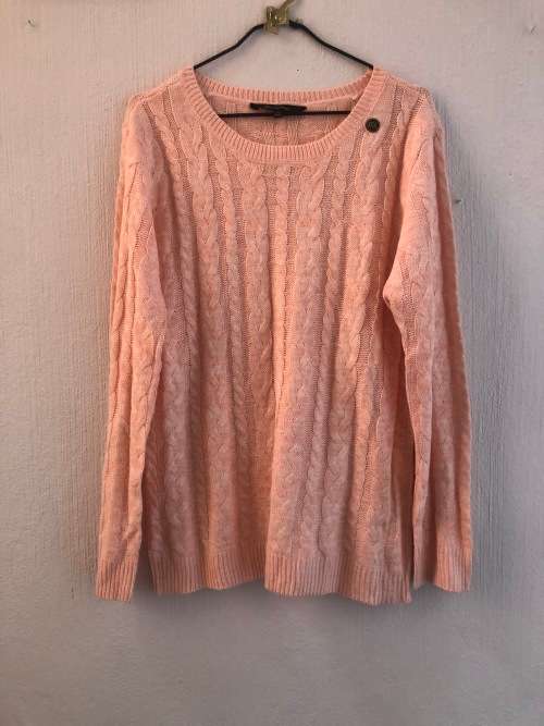 Pink Knit Cardigan (Best fit XL)