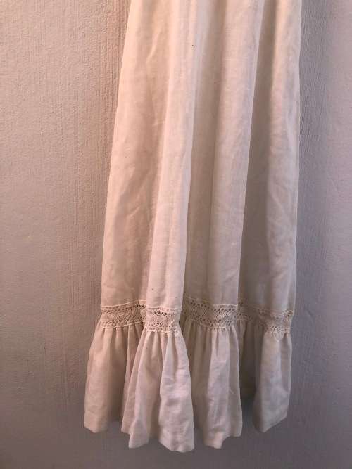 White Vintage Cotton On Dress (Size 9 - Small / Medium)