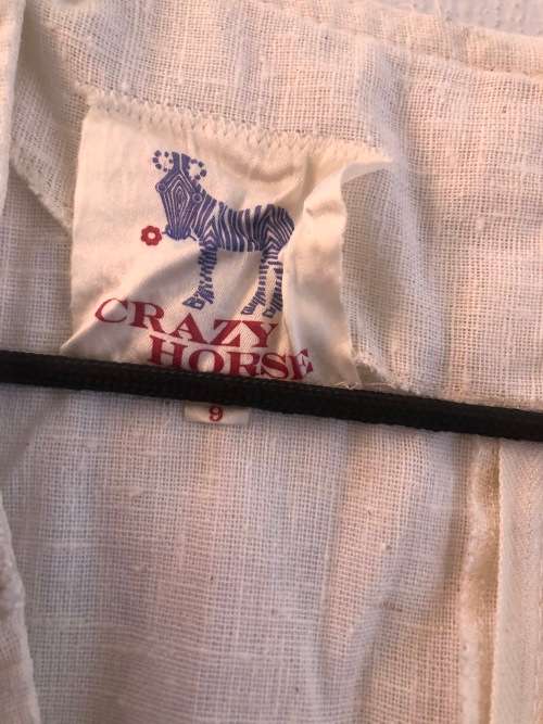 White Vintage Cotton On Dress (Size 9 - Small / Medium)