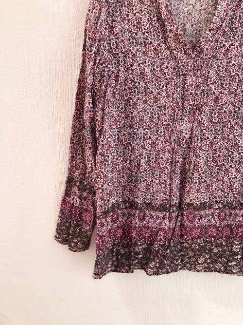 Boho Pink / Purple Top (Size 14)