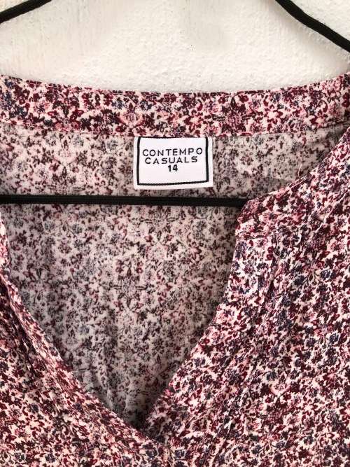 Boho Pink / Purple Top (Size 14)