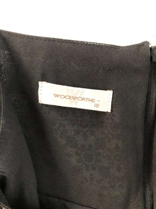 Vintage Black and White 90`s Dress by Woolworths (Size 12)
