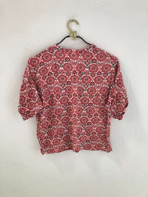 Cute Boho 3/4 Sleeve Top (XL)