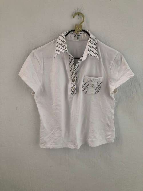 Bootleg White Golf Shirt (Large / XL)