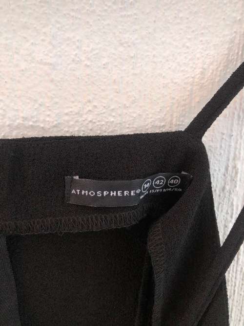 Black Strappy Playsuit by Atmosphere (Size 14)