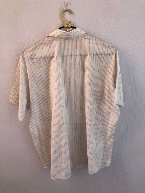Vintage Colourful Striped Button Up Shirt (XXL)