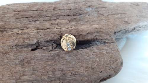 Vintage Lady Bug Pin (Measures 1 x 1 cm)