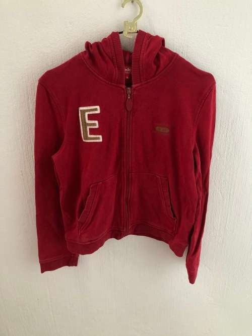 Red Zip Up Hoodie by Esprit (Large)