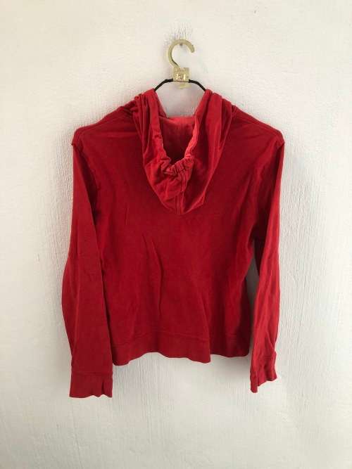 Red Esprit Zip Up Hoodie (Medium)