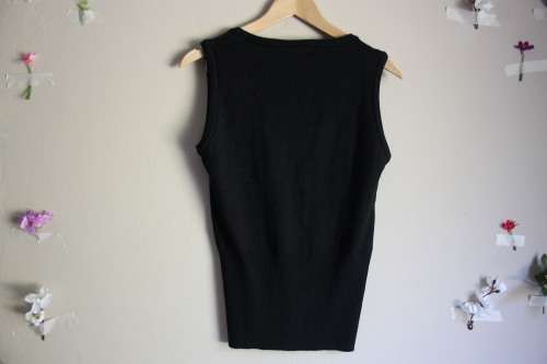 Black Knit Vest / Pull over by Foschini (Medium)