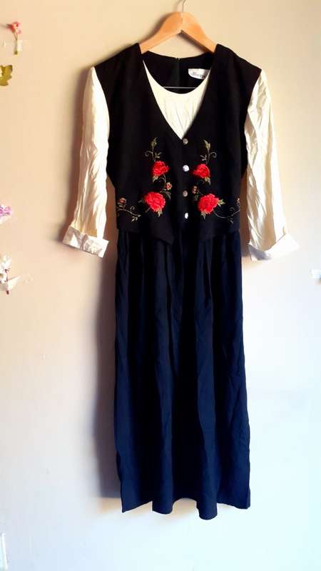 Vintage 80`s Dress (Medium / Large)