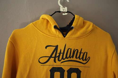 Mustard and Navy Sweatshirt (Medium / Large)
