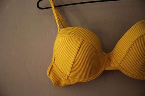 Mustard Bikini Top (Large)