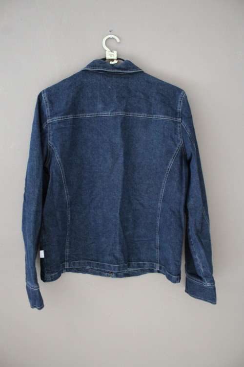 Vintage Blue Denim Jacket (Size 42)