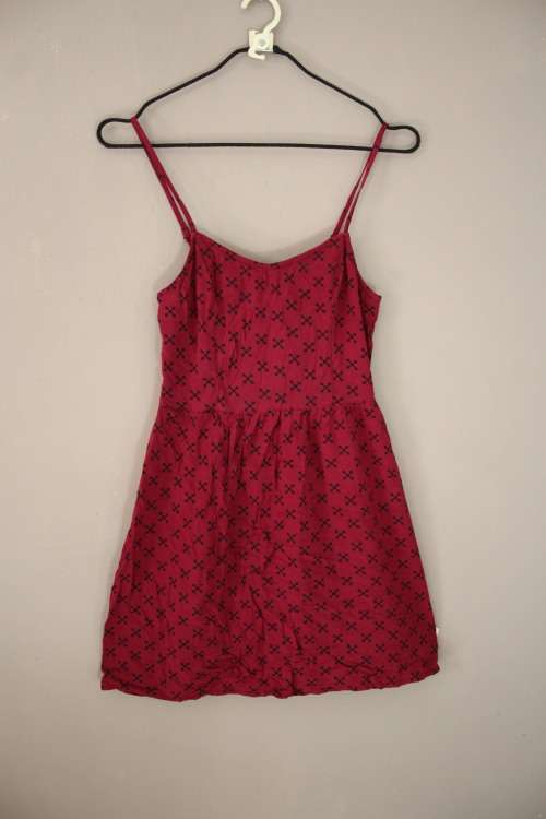 Red Strappy Dress with Cross Detail (SA size 28 / Europe size 36)