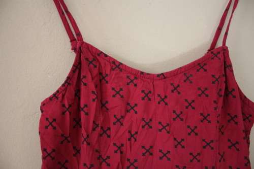 Red Strappy Dress with Cross Detail (SA size 28 / Europe size 36)