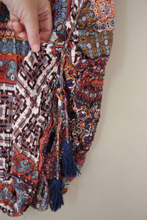 Boho Skirt with Ruchin of Sides (Medium / Large)