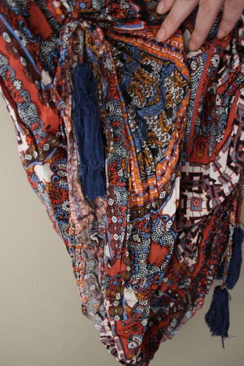 Boho Skirt with Ruchin of Sides (Medium / Large)