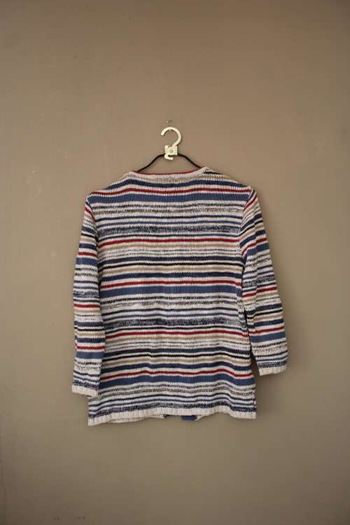 Vintage `Woolworths` Boho Knit Cardigan (Medium)
