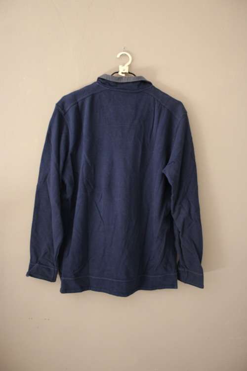 Vintage Navy Blue Sweat Shirt (Medium / Large)