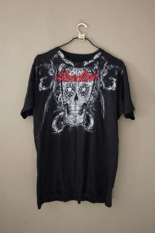Black T Shirt by Tattoo Clothing (XL)