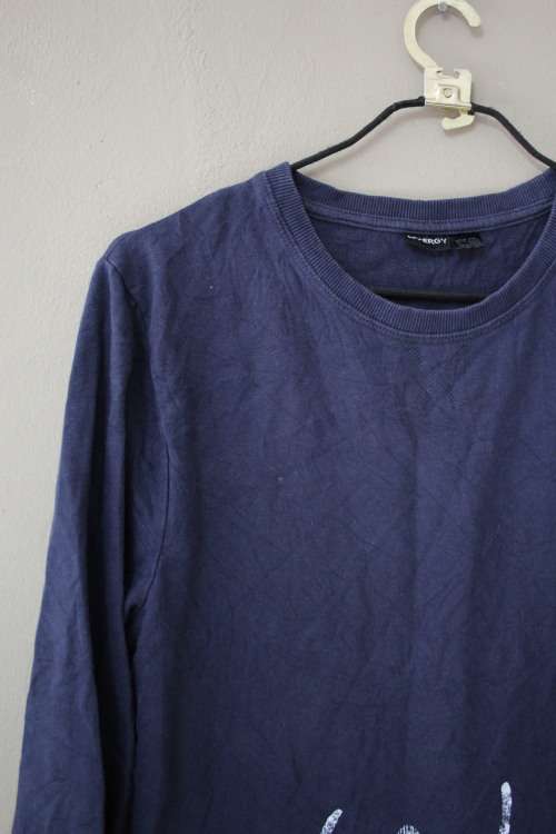Navy (Non) Sense Sweat Shirt (Medium)