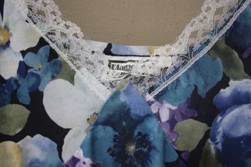 Gorgeous Vintage Strappy and Semi Sheer Dress (Large)